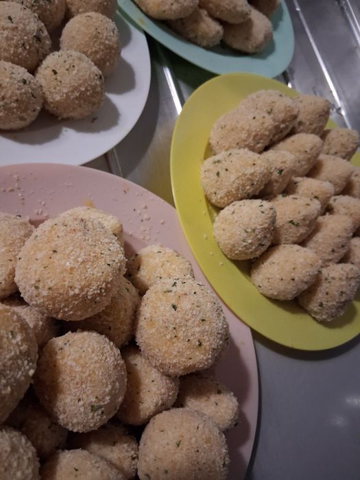 Salgados coxinhas artesanais