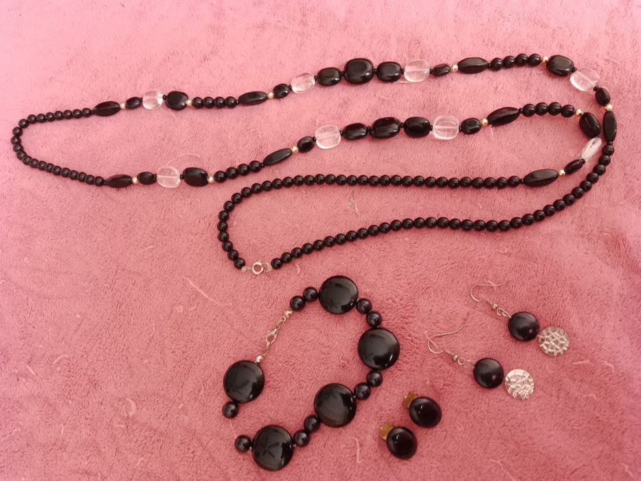 Zestaw sztucznej biżuterii ręcznie robiony Jablonex