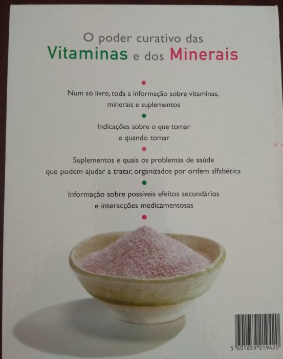 Livro "O Poder Curativo das Vitaminas e dos Minerais"
