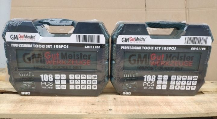 Набір інструментів Gut Meister 108шт набор инструментов ключей головок