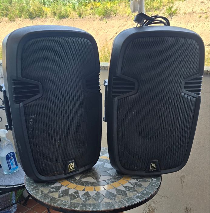 Colunas Amplificadas SKYTEC 1200 A Bluetooth MP3