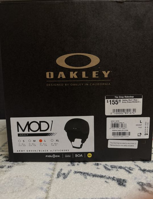 Шолом Oakley Mod 1 Mips Army Green