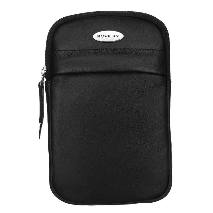 mała torebka-saszetka damska ze skóry naturalnej - rovicky