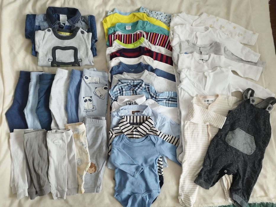 Duża paka ubrań dla chłopca, rozmiar 68