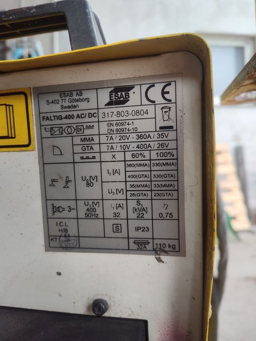 Esab Faltig 400  AC/DC