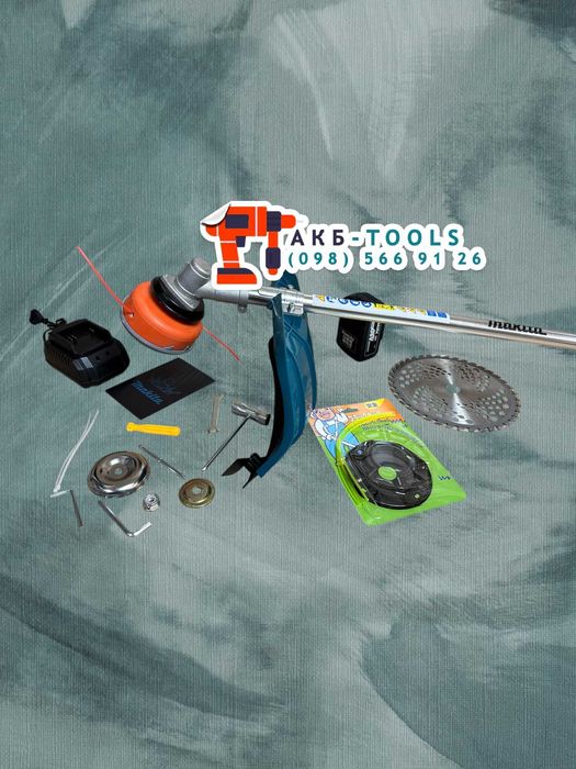 Електро косилка Makita DUR502BL Аккумуляторный тример для косіня трави