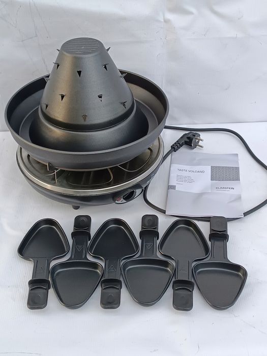 Raclette grill elektryczny Klarstein Taste Volcano czarny 1500 W