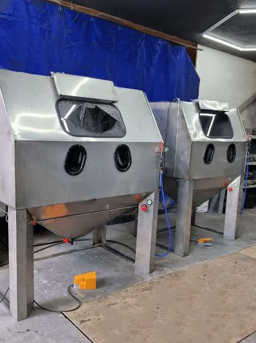 Промислова камера для аквабластингу (гідроструй, аквабласт) Golda Aquablast TURBO