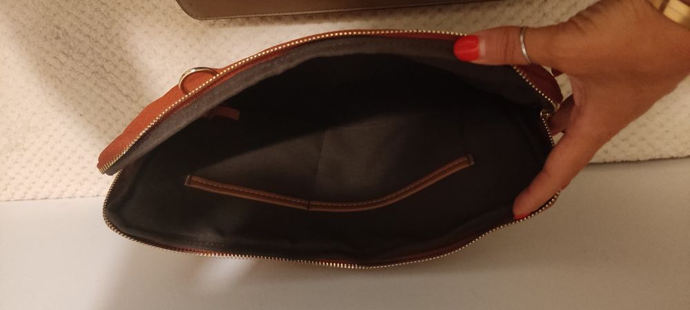 Carteira beje e terracota - Parfois