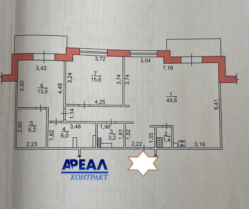 Продам 2-х кімнатну квартиру у "Короні Ренесансу".
