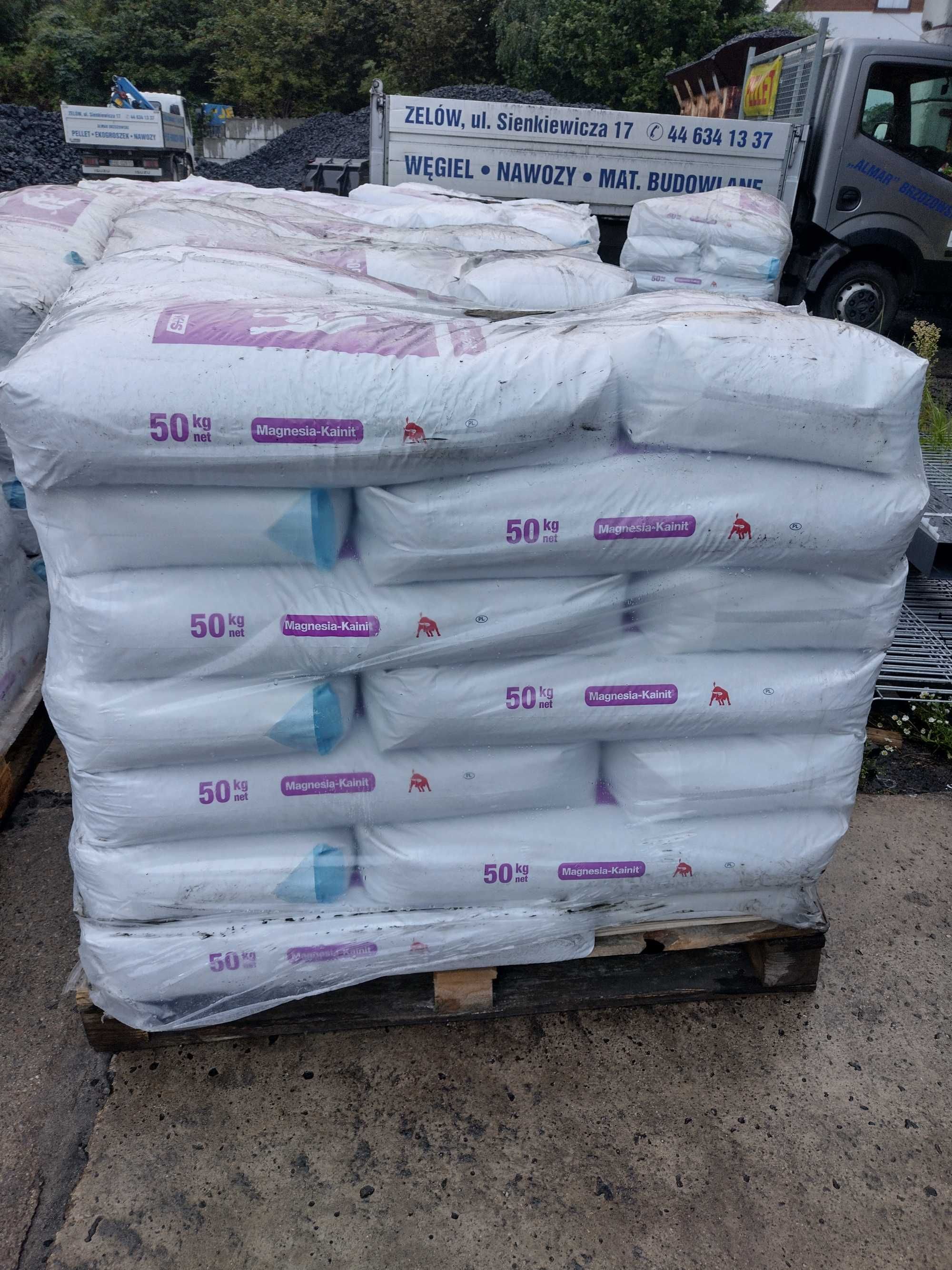 Magnesia Kainit worek 50kg Zelów • OLX.pl