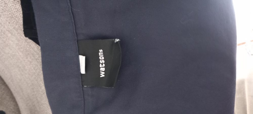 Granatowe ogrodniczki męskie,Watsons,r.XL