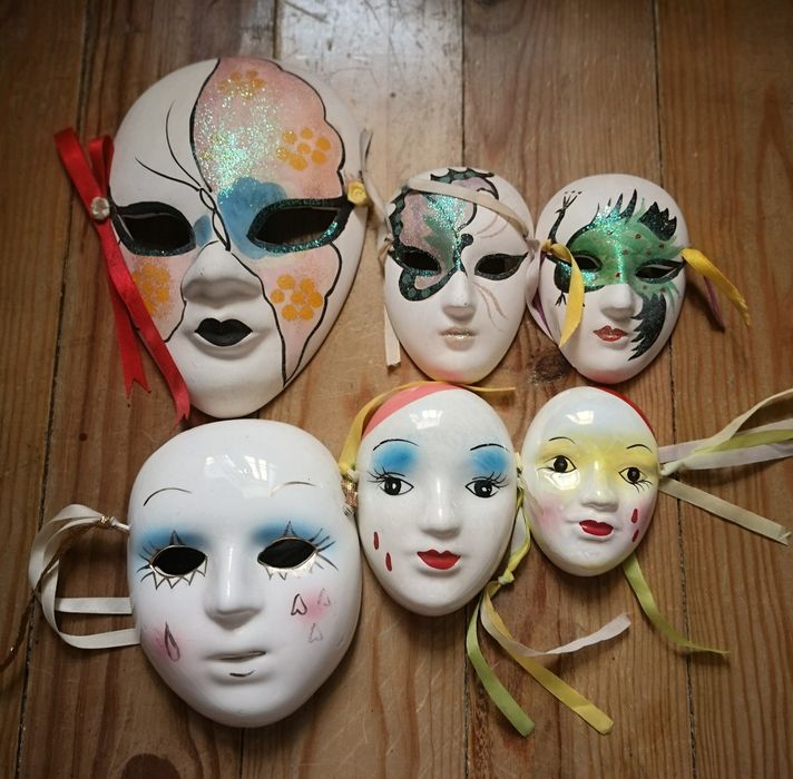 Mascaras de porcelana
