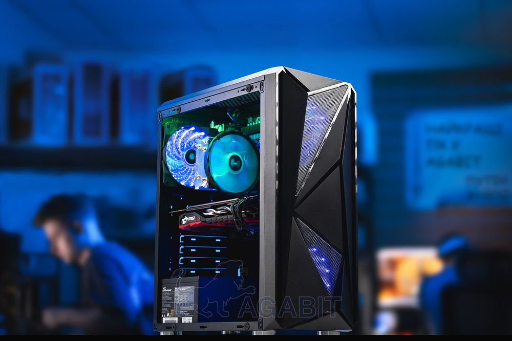 Обсидіан! GTX 1080 Ti+16 ядер+DDR4 16GB+SSD 120GB –  Ігровий комп'ютер ПК для ігор геймерський игровой компьютер