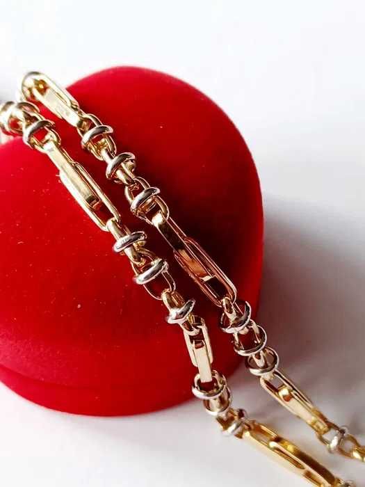 Łańcuszek złoty wzór Versace 14 karat, 585 próba