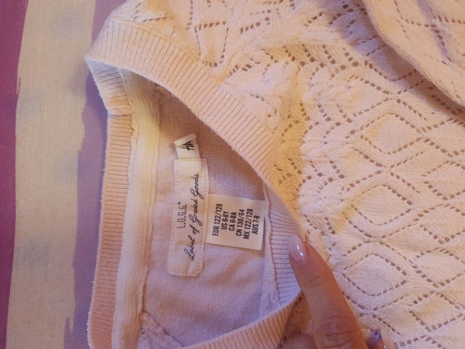 Sweterek H&M 122/128