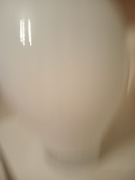 Wazon szklany biały 27cm