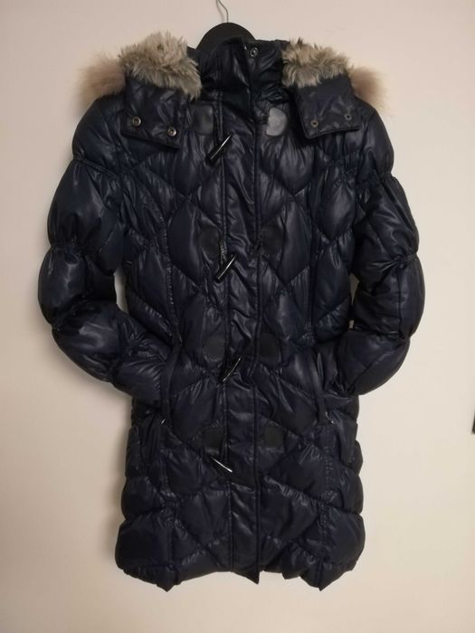 parka puchowa FREE/QUENT xs s 34 36 Alexa-Ja granat