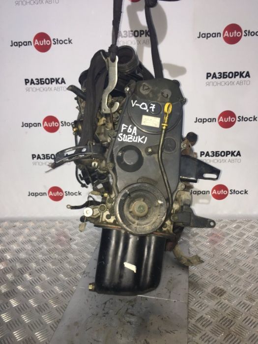 Двигатель Suzuki Alto, Wagon R F6A карбюратор, объём 0.7, 1990-1997