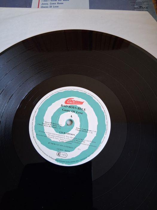 Bad Boys Blue-Game of Love,album winylowy