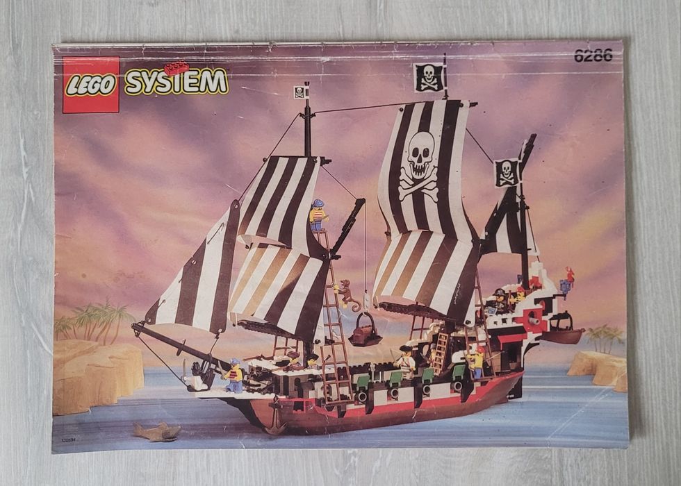 Instrukcja LEGO SYSTEM 6286 Skull's Eye Schooner Pirates Kraków