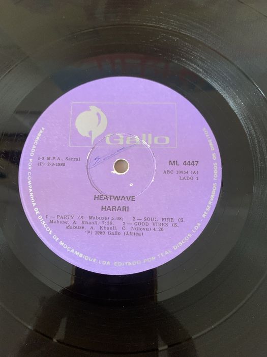 Harari-Heatwave disco de vinil lp