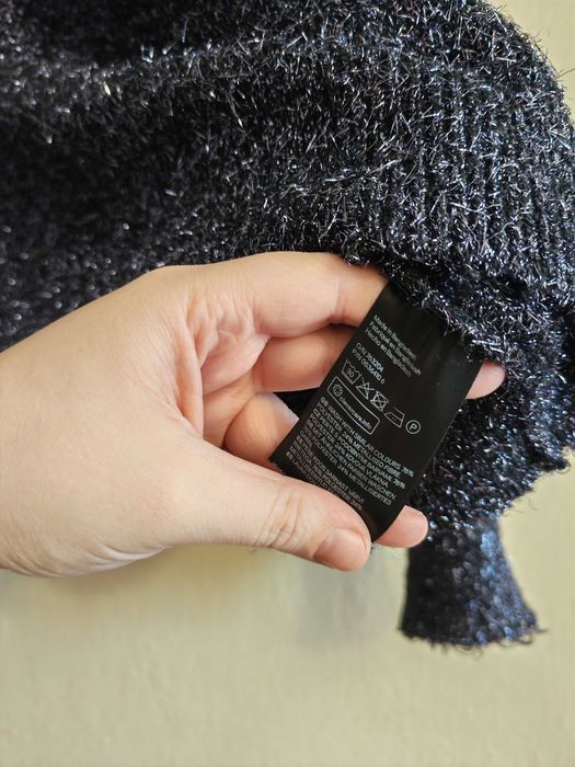 Sweter z metaliczną nitką L H&M