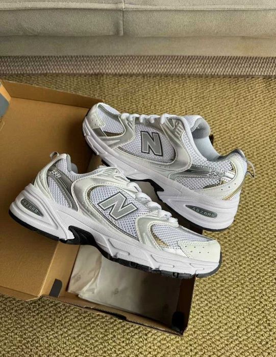 New Balance 530 White Silver Rozmiar.41.5