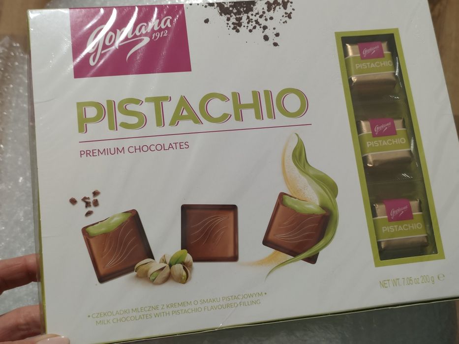 Pistachio Goplana mleczne pistacjowe 200g bombonierka