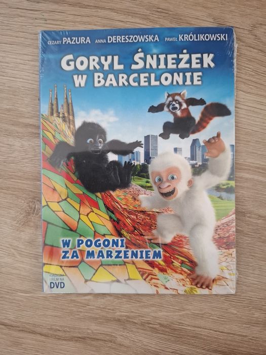 Płyta DVD bajka Goryl Śnieżek w Barcelonie