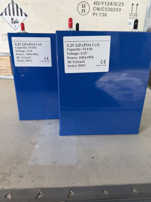 Комірки EVE LiFePO4 314Ah для домашнього накопичення