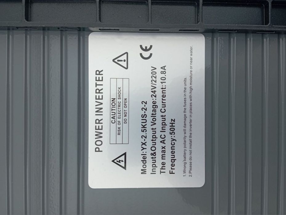 Інвертор 2,5kwt 24v чистий синус