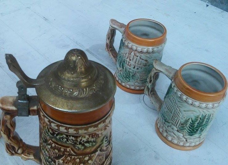 Coleção de Canecas Japonesas + Jarro c/ música