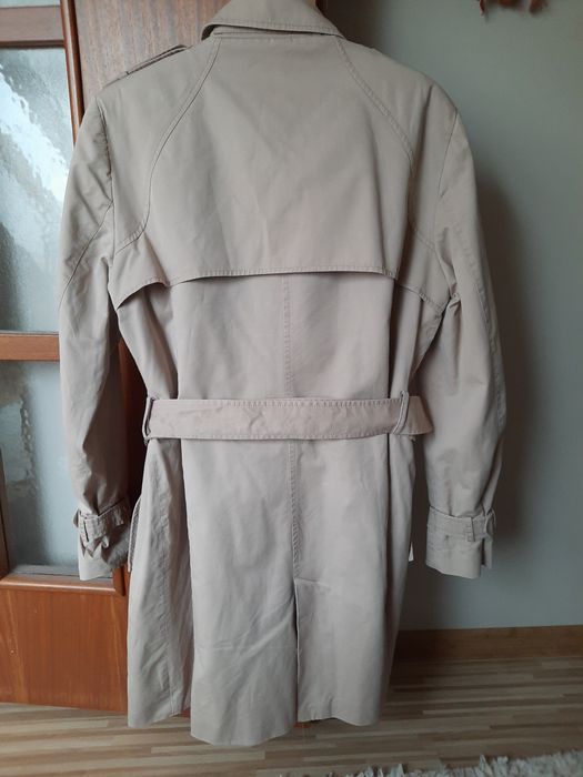 Zara płaszcz bezowy 42