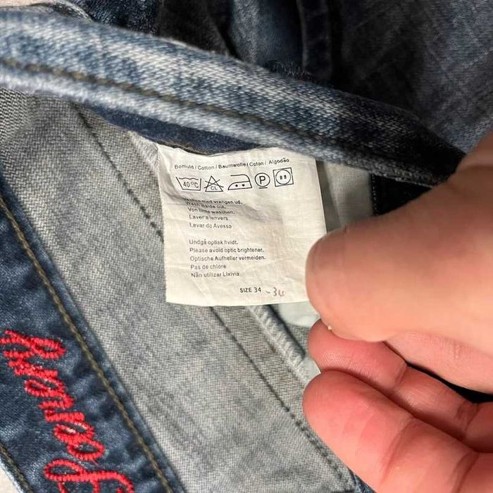 Vintage Spodnie Jeansy Y2K Rap Denim Pants Retro Swag 00s Trendy