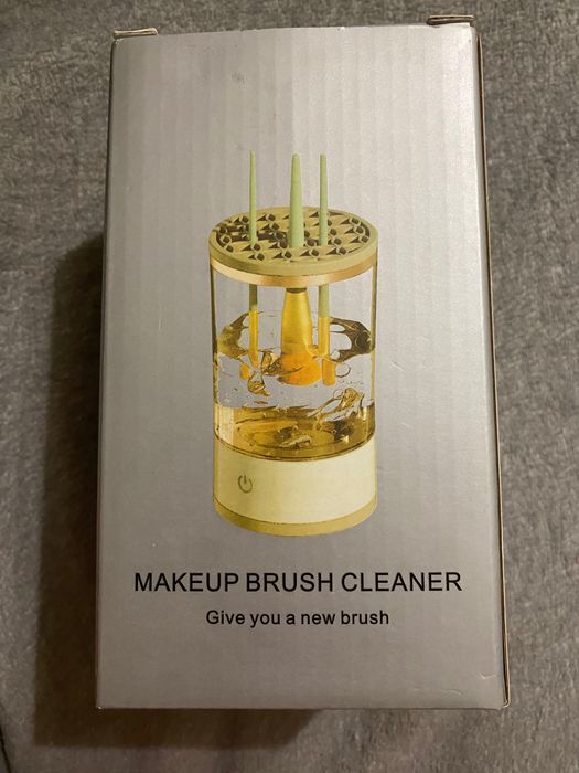 Автоматичний очищувач кистей для макіяжу, brush cleaner