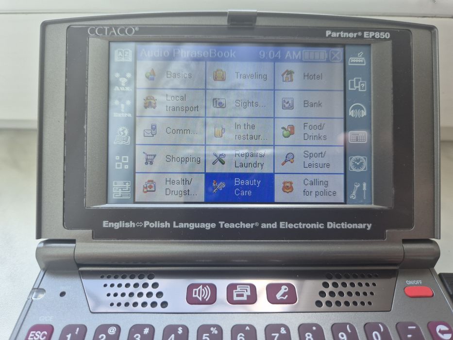 translator tłumacz elektroniczny ECTACO Partner P850 tłumacz słownik
