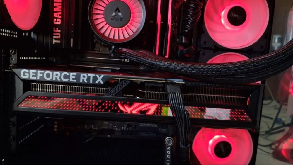 Топовий ігровий ПК + Монітор Asus TOG 180 hz + геймерський стіл Cooler