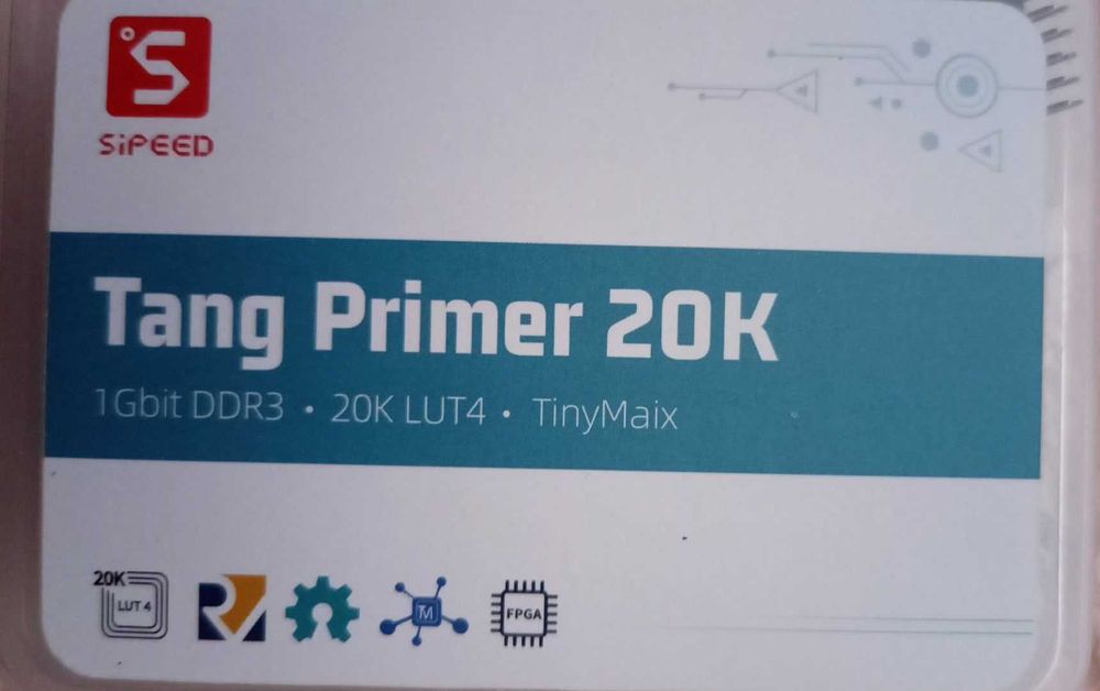 FPGA ПЛИС Sipeed Gowin Tang Primer 20K Flash 32 MBit SDRAM DDR3 1 MBit