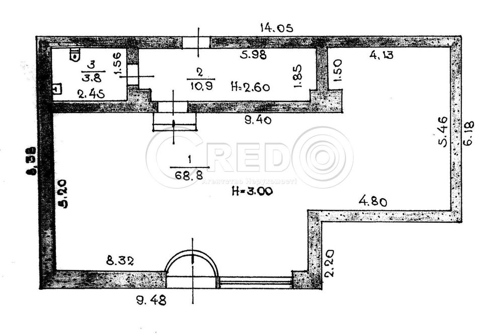 Продаж нежитлової будівлі пр.200-річчя Кривого Рогу