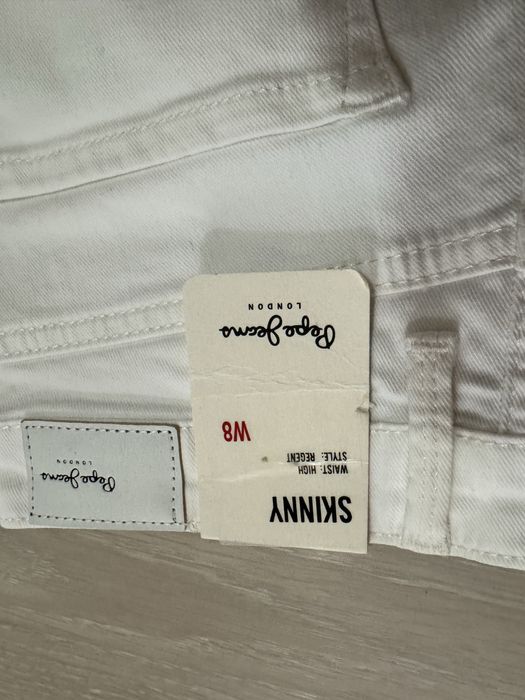 Calça ganga Pepe Jeans brancas