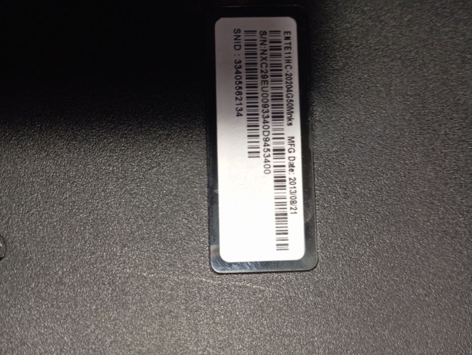 Ноут Packard Bell EasyNote TE11HC / RAM 8GB / i5-3230M 2,6-3,2GHz
