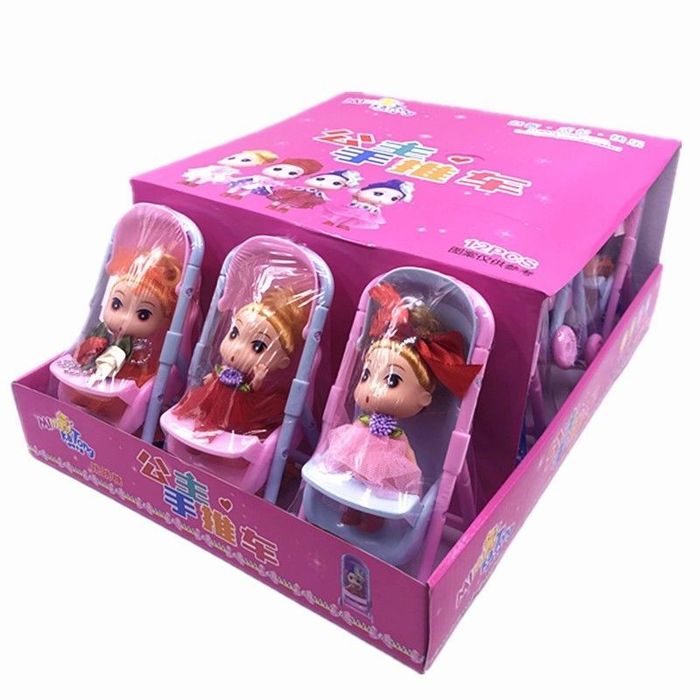 Лялька 14 см х 8,5см х 8,5см. в колясці.