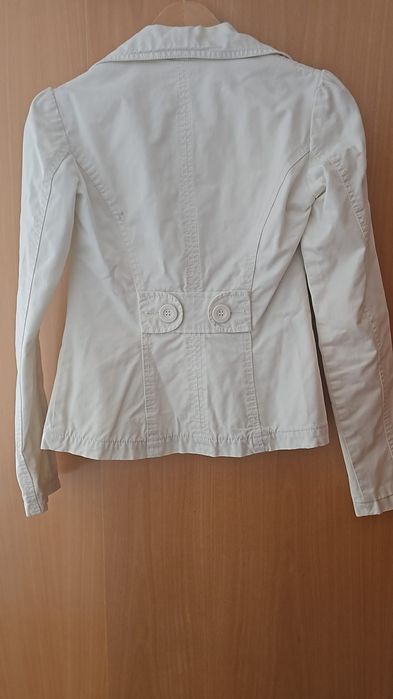 Casaco Branco Bershka