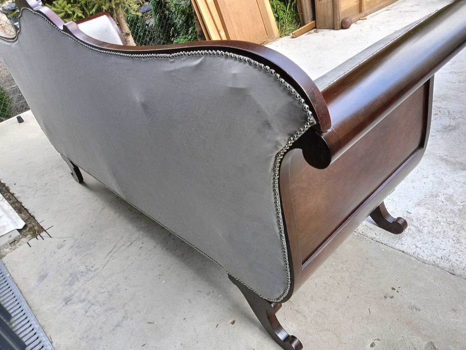 Kanapa sofa Biedermeier antyk po renowacji