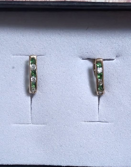 Дитячі золоті сережки.