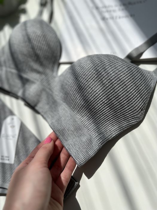 Бюст без кісточок, топ в рубчик