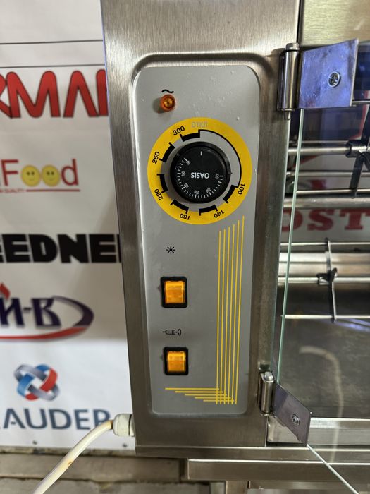 Гриль Для Кур Карусельний І Шампурний На 6 Курей!