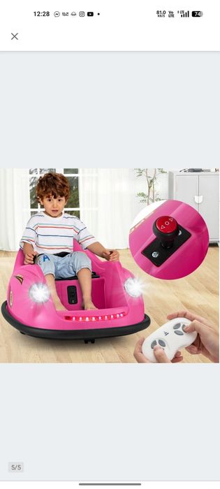 Elektryczny samochodzik jeździk dla dzieci 360°