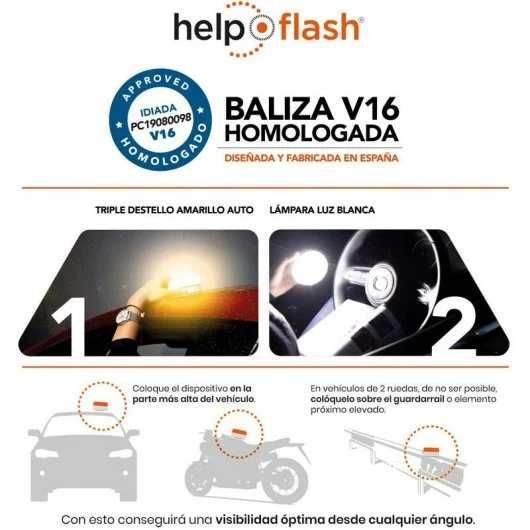 Triangulo sinalização Luminosa para automóvel - Artigo Novo